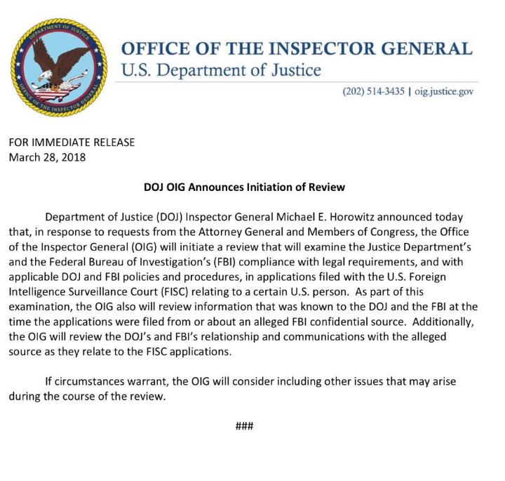 Important Update Office of the Inspector General Releases Memo LOVE