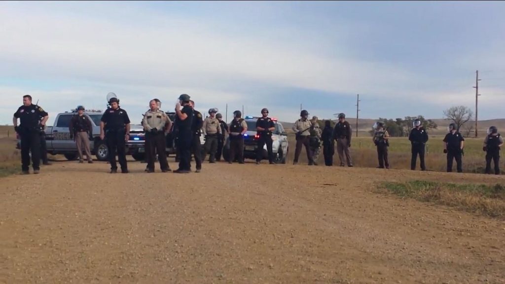 north dakota pipeline protestors